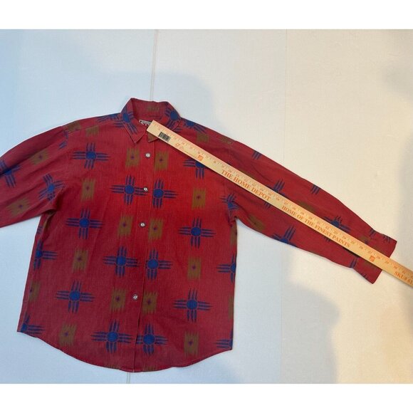 VTG  Rancho Deluxe Native American Navajo Shirt Size S  MADE IN USA  #1421 - Picture 9 of 13